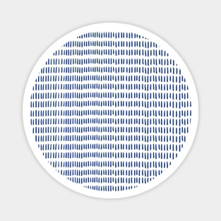 STRIPES PATTERN BLUE Magnet